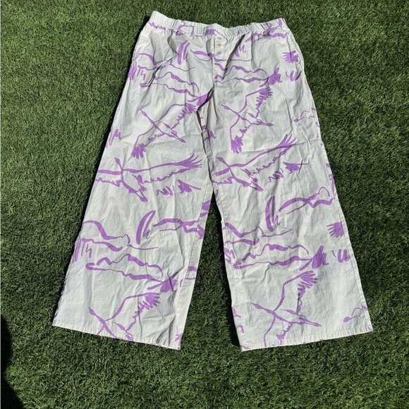 Other - Open Edit Womens Pajama Pant Cream purple XL